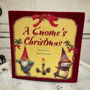 Sale!! A Gnome's Christmas Book - Red Cover
